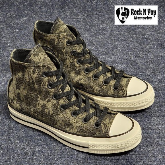 Converse Women's Chuck 70 Hi Camo Denim 163233C  Field Surplus/Black/Egret SZ 6 - Picture 1 of 10